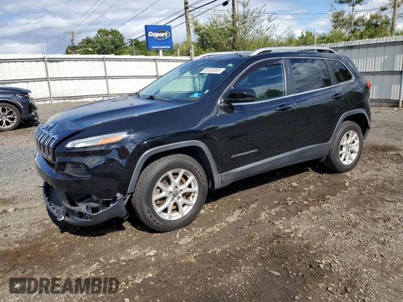 2018 Jeep Cherokee Latitude Plus with VIN 1C4PJMLX7JD502235, listed as a Copart auction lot 58185365 with 53,963 mi miles and Salvage title. Bid and sale history available at DreamBid. Image 1.
