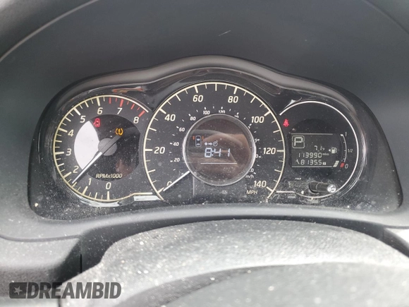 2015 Nissan Note S z VIN 3N1CE2CP4FL404422, wystawiony jako Copart lot #55834855 z przebiegiem 113 990 mil mil oraz Szkoda całkowita • Salvage title. Historia ofert i sprzedaży dostępna na DreamBid. Obrazek 9.