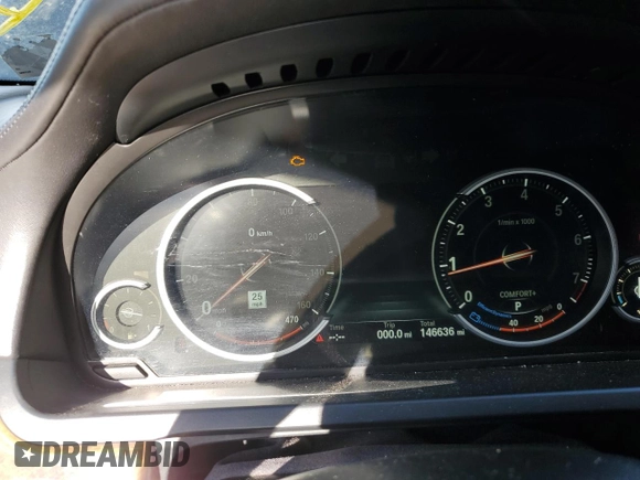 2014 BMW 7 Series ALPINA B7 with VIN WBAYE8C5XED134604, listed as a Copart auction lot 85888354 with 146,636 mi miles and Salvage Title. Bid and sale history available at carsss.com. Image 9.