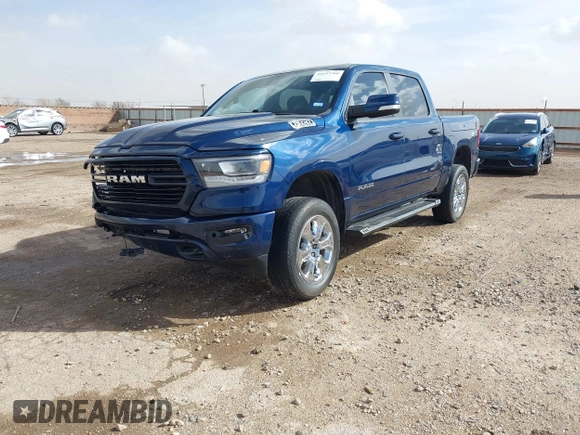 2019 Ram 1500 Big Horn z VIN 1C6SRFFT8KN767708, wystawiony jako IAAI lot #41657766 z przebiegiem 64 472 mil mil oraz . Historia ofert i sprzedaży dostępna na DreamBid. Obrazek 18.