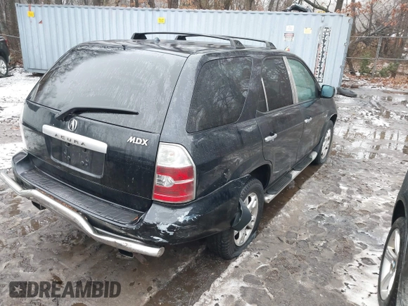 2004 Acura MDX Touring Pkg with VIN 2HNYD18684H532713, listed as a IAAI auction lot 41525616 with 219,241 mi miles. Bid and sale history available at carsss.com. Image 4.