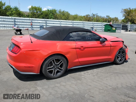 2018 Ford Mustang EcoBoost Premium with VIN 1FATP8UH4J5138707, listed as a Copart auction lot 52499475 with 92,254 mi miles and Salvage title. Bid and sale history available at DreamBid. Image 3.