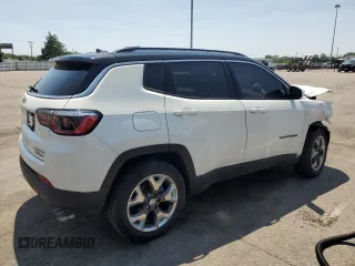 2020 Jeep Compass Limited z VIN 3C4NJDCB7LT116942, wystawiony jako Copart lot #59010775 z przebiegiem 74 888 mil mil oraz Czysty tytuł • Clean title. Historia ofert i sprzedaży dostępna na DreamBid. Obrazek 3.