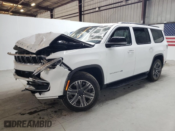 2024 Jeep Wagoneer Series II with VIN 1C4SJUBP3RS135367, listed as a Copart auction lot 56036945 with 39,298 mi miles and Clean title. Bid and sale history available at DreamBid. Image 1.