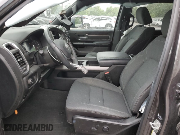 2024 Ram 1500 Big Horn with VIN 1C6SRFFT4RN181193, listed as a Copart auction lot 58148565 with 42,281 mi miles and Salvage title. Bid and sale history available at DreamBid. Image 7.