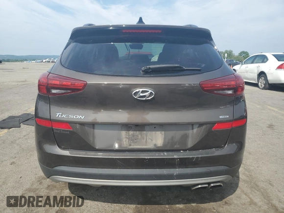 2020 Hyundai Tucson Ultimate with VIN KM8J3CAL1LU145370, listed as a Copart auction lot 62810955 with 60,850 mi miles and Salvage title. Bid and sale history available at DreamBid. Image 6.