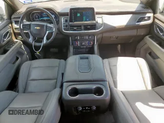 2023 Chevrolet Tahoe LT with VIN 1GNSCNKD5PR338827, listed as a Copart auction lot 58470215 with 22,909 mi miles and Salvage title. Bid and sale history available at DreamBid. Image 8.