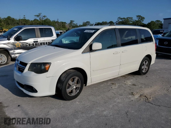2011 Dodge Grand Caravan Crew with VIN 2D4RN5DG5BR755153, listed as a Copart auction lot 54404625 with 140,307 mi miles and Salvage Title. Bid and sale history available at DreamBid. Image 1.