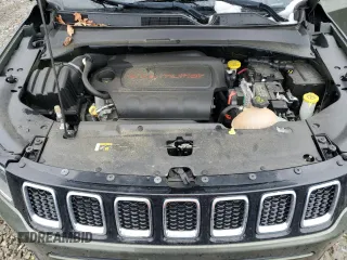 2018 Jeep Compass Latitude with VIN 3C4NJDBB6JT147355, listed as a Copart auction lot 43694585 with 105,230 mi miles and Salvage Title. Bid and sale history available at carsss.com. Image 12.