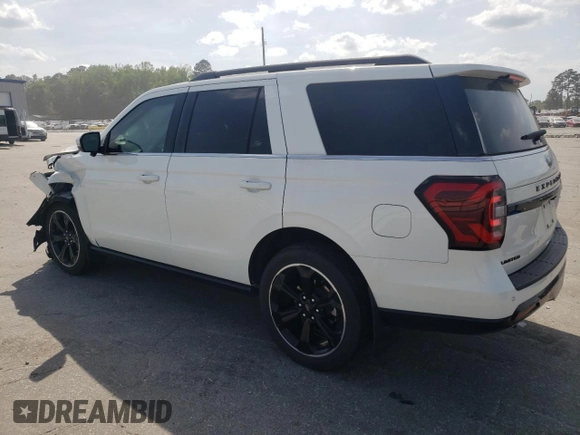 2023 Ford Expedition Limited z VIN 1FMJU2A88PEA38108, wystawiony jako Copart lot #53996085 z przebiegiem 20 675 mil mil oraz Szkoda całkowita • Salvage title. Historia ofert i sprzedaży dostępna na DreamBid. Obrazek 2.