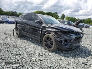 2020 Chevrolet Blazer RS с VIN 3GNKBERS8LS575827, выставлен на аукционе Copart как лот 56800715 с пробегом 77 424 миль миль и Списание • Salvage title. История ставок и продаж доступна на DreamBid. Изображение 4.
