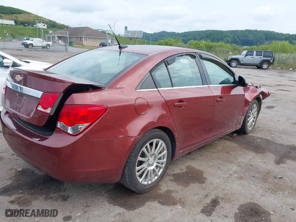 2012 Chevrolet Cruze ECO with VIN 1G1PJ5SC0C7240847, listed as a IAAI auction lot 39864183 with 189,787 mi miles. Bid and sale history available at carsss.com. Image 4.