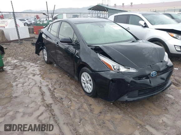 2021 Toyota Prius L Eco with VIN JTDKAMFU5M3145210, listed as a IAAI auction lot 41482234 with 85,600 mi miles and . Bid and sale history available at DreamBid. Image 1.