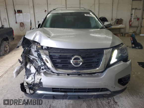 2020 Nissan Pathfinder S z VIN 5N1DR2AN0LC629690, wystawiony jako Copart lot #89143465 z przebiegiem 49 442 mil mil oraz Szkoda całkowita • Salvage title. Historia ofert i sprzedaży dostępna na DreamBid. Obrazek 5.