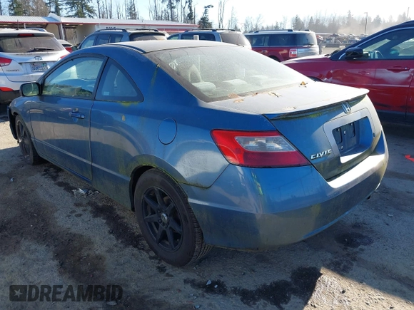 2008 Honda Civic Cpe LX with VIN 2HGFG12658H522516, listed as a IAAI auction lot 41447434 with 151,531 mi miles. Bid and sale history available at carsss.com. Image 3.
