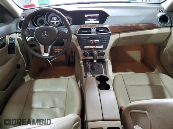 2013 Mercedes-Benz C 300 Sport with VIN WDDGF8AB2DR295864, listed as a Copart auction lot 51406485 with 133,815 mi miles and Salvage Title. Bid and sale history available at DreamBid. Image 8.