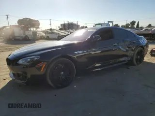 2015 BMW 6 Series 640i with VIN WBA6A0C53FD318076, listed as a Copart auction lot 78717324 with 97,664 mi miles and Salvage Title. Bid and sale history available at carsss.com. Image 1.