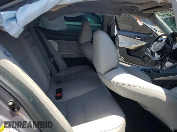 2016 Lexus IS 350 with VIN JTHBE1D20G5026301, listed as a Copart auction lot 57554915 with 76,974 mi miles and Salvage title. Bid and sale history available at DreamBid. Image 10.