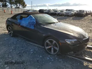 2008 BMW 6 Series 650i with VIN WBAEB53528CX62919, listed as a Copart auction lot 77254374 with 179,029 mi miles and Clean Title. Bid and sale history available at carsss.com. Image 4.