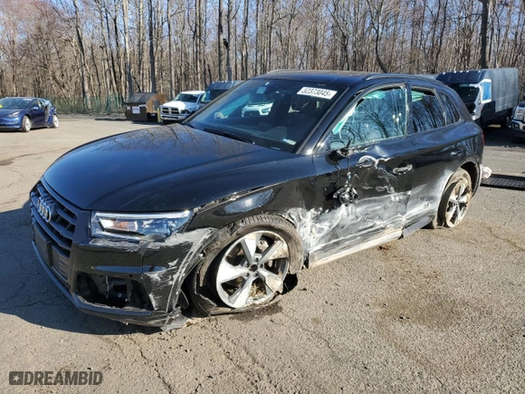2020 Audi Q5 Premium with VIN WA1ANAFY6L2111793, listed as a Copart auction lot 52373045 with 81,578 mi miles and Salvage Title. Bid and sale history available at carsss.com. Image 1.