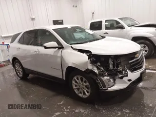 2020 Chevrolet Equinox LT with VIN 2GNAXKEV2L6243781, listed as a IAAI auction lot 41662873 with 97,080 mi miles. Bid and sale history available at carsss.com. Image 1.