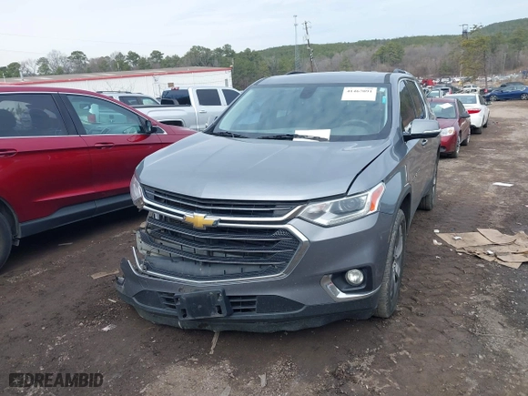 2018 Chevrolet Traverse LT Leather with VIN 1GNERHKW2JJ184968, listed as a IAAI auction lot 41467091 with 167,118 mi miles. Bid and sale history available at carsss.com. Image 12.