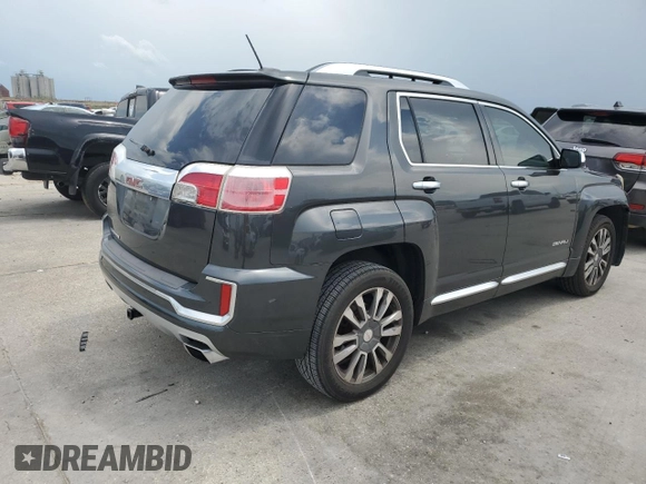 2017 GMC Terrain Denali with VIN 2GKFLRE38H6279441, listed as a Copart auction lot 59109425 with 215,537 mi miles and Salvage title. Bid and sale history available at DreamBid. Image 3.