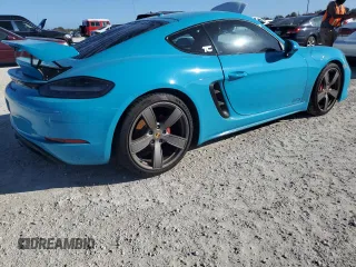2018 Porsche Cayman S with VIN WP0AB2A84JS278422, listed as a Copart auction lot 74666364 with Not Provided miles and Non Repairable. Bid and sale history available at DreamBid. Image 3.