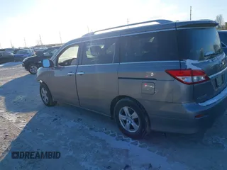 2012 Nissan Quest S z VIN JN8AE2KPXC9049853, wystawiony jako IAAI lot #41377051 z przebiegiem 114 808 mil mil oraz . Historia ofert i sprzedaży dostępna na DreamBid. Obrazek 3.