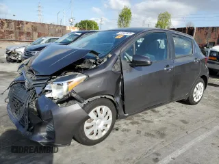 2015 Toyota Yaris L z VIN VNKKTUD39FA031673, wystawiony jako Copart lot #51843535 z przebiegiem 77 068 mil mil oraz Szkoda całkowita • Salvage title. Historia ofert i sprzedaży dostępna na DreamBid. Obrazek 1.
