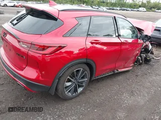 2025 Infiniti QX50 Sport z VIN 3PCAJ5FB5SF103880, wystawiony jako IAAI lot #42208867 z przebiegiem 1 173 mil mil oraz . Historia ofert i sprzedaży dostępna na DreamBid. Obrazek 4.