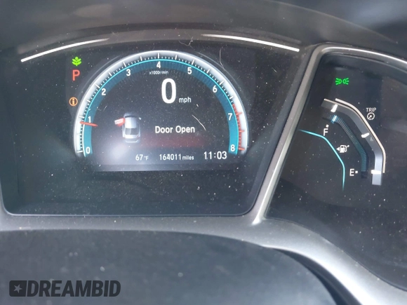 2016 Honda Civic Sedan EX with VIN 19XFC2F71GE074448, listed as a IAAI auction lot 41765880 with 164,011 mi miles. Bid and sale history available at carsss.com. Image 7.