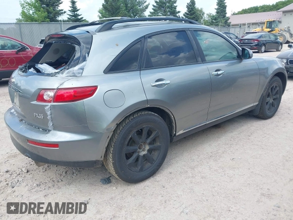 2006 Infiniti FX with VIN JNRAS08WX6X201461, listed as a IAAI auction lot 42551441 with Not provided miles and . Bid and sale history available at DreamBid. Image 4.
