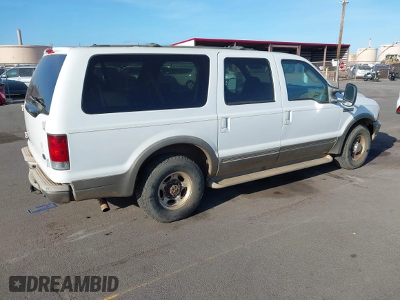 2003 Ford Excursion with VIN 1FMNU44SX3EA91794, listed as a IAAI auction lot 42533962 with 139,785 mi miles and . Bid and sale history available at DreamBid. Image 4.