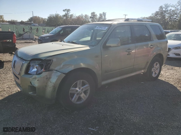 2009 Mercury Mariner Hybrid with VIN 4M2CU29379KJ12509, listed as a Copart auction lot 42384375 with 0 mi miles and Non Repairable. Bid and sale history available at carsss.com. Image 1.