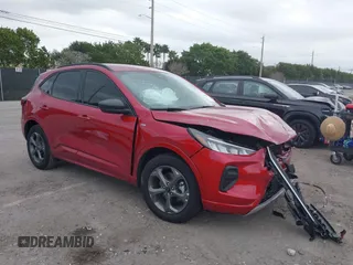 2024 Ford Escape ST-Line with VIN 1FMCU0MNXRUA65592, listed as a IAAI auction lot 41602309 with 11,897 mi miles and . Bid and sale history available at DreamBid. Image 1.