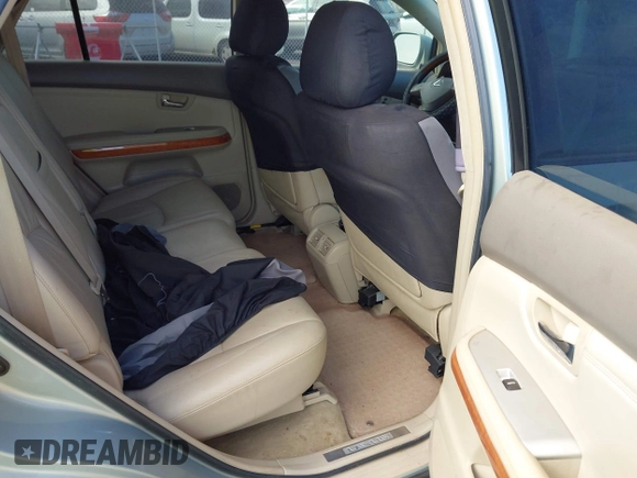 2005 Lexus RX 330 with VIN JTJGA31U150056788, listed as a IAAI auction lot 42004730 with 142,868 mi miles and . Bid and sale history available at DreamBid. Image 8.