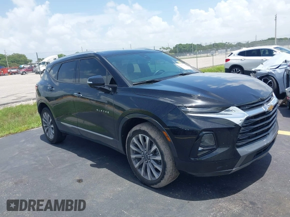 2022 Chevrolet Blazer Premier with VIN 3GNKBFR45NS177940, listed as a IAAI auction lot 42483925 with 42,865 mi miles and . Bid and sale history available at DreamBid. Image 1.
