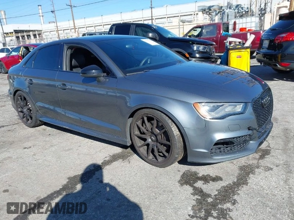 2015 Audi S3 2.0T Premium Plus with VIN WAUBFGFF9F1110461, listed as a IAAI auction lot 41593904 with 73,133 mi miles. Bid and sale history available at carsss.com. Image 1.