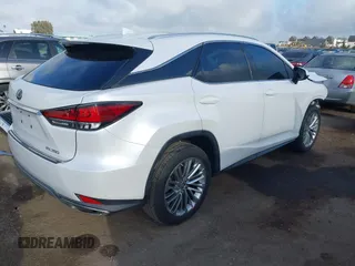 2022 Lexus RX with VIN 2T2JZMAA8NC239507, listed as a IAAI auction lot 41846081 with 17,438 mi miles. Bid and sale history available at carsss.com. Image 4.