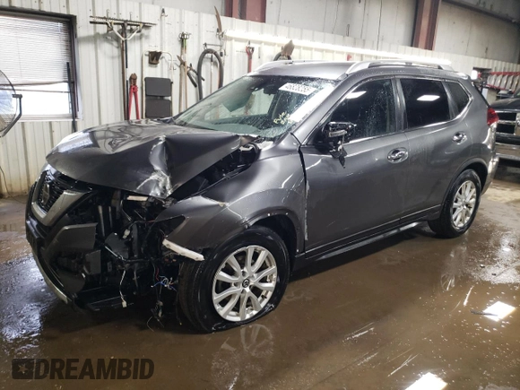 2020 Nissan Rogue S with VIN JN8AT2MV4LW109497, listed as a Copart auction lot 46828255 with 75,407 mi miles and Salvage Title. Bid and sale history available at carsss.com. Image 1.