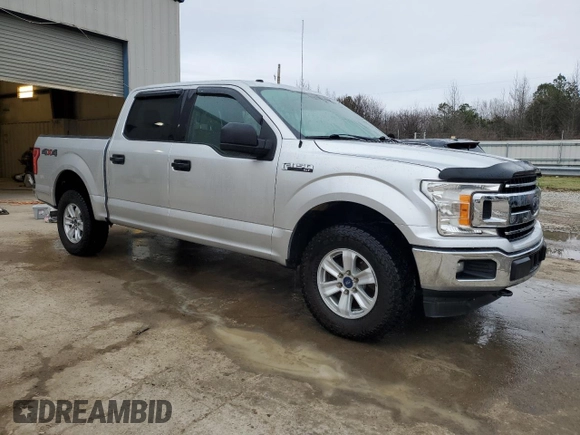 2018 Ford F-150 XL with VIN 1FTEW1EG8JFA80405, listed as a Copart auction lot 43652675 with 159,023 mi miles and Clean Title. Bid and sale history available at carsss.com. Image 4.