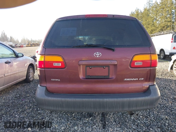 1999 Toyota Sienna CE with VIN 4T3ZF19C0XU151077, listed as a IAAI auction lot 41692028 with 1 mi miles. Bid and sale history available at carsss.com. Image 15.