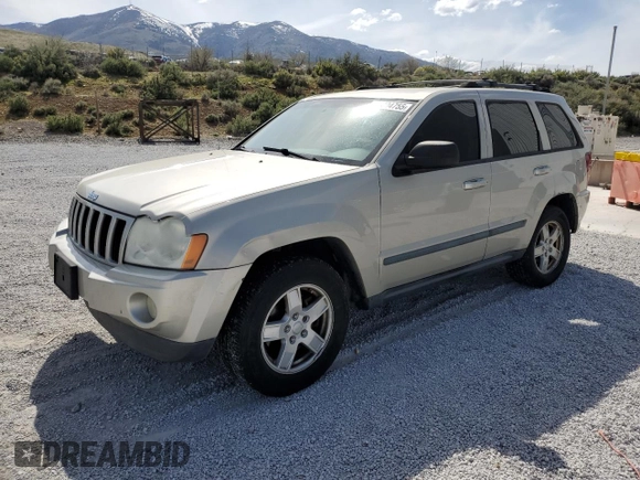 2007 Jeep Grand Cherokee Laredo z VIN 1J8GR48K17C596514, wystawiony jako Copart lot #54404755 z przebiegiem 230 033 mil mil oraz Szkoda całkowita • Salvage title. Historia ofert i sprzedaży dostępna na DreamBid. Obrazek 1.