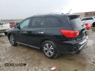 2017 Nissan Pathfinder S with VIN 5N1DR2MN0HC611967, listed as a Copart auction lot 47572445 with 145,249 mi miles and Salvage Title. Bid and sale history available at DreamBid. Image 2.