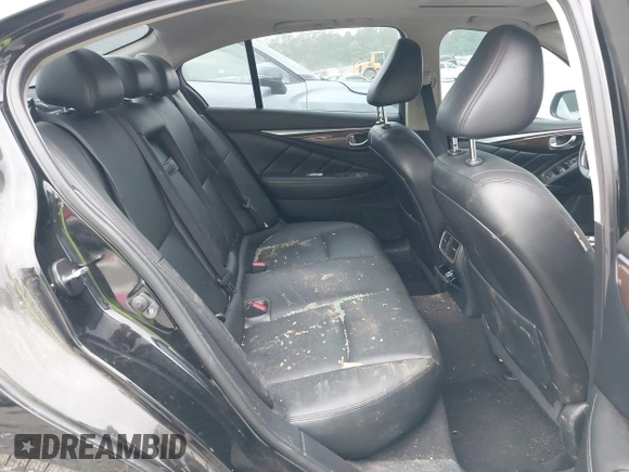 2018 Infiniti Q50 Luxe with VIN JN1EV7APXJM353659, listed as a IAAI auction lot 39289470 with 124,830 mi miles and . Bid and sale history available at DreamBid. Image 8.