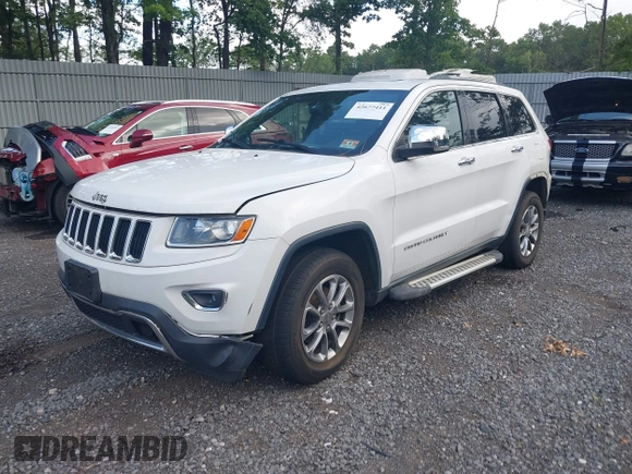 2014 Jeep Grand Cherokee Limited with VIN 1C4RJFBGXEC186833, listed as a IAAI auction lot 42677411 with 117,685 mi miles and . Bid and sale history available at DreamBid. Image 17.