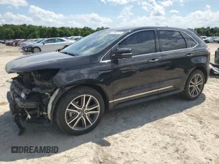 2019 Ford Edge Titanium с VIN 2FMPK4K99KBC20522, выставлен на аукционе Copart как лот 61953775 с пробегом 61 607 миль миль и Списание • Salvage title. История ставок и продаж доступна на DreamBid. Изображение 1.