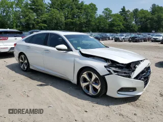 2018 Honda Accord Touring с VIN 1HGCV2F93JA017193, выставлен на аукционе Copart как лот 61756695 с пробегом 65 228 миль миль и Списание • Salvage title. История ставок и продаж доступна на DreamBid. Изображение 4.