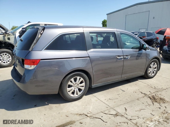 2015 Honda Odyssey EX-L with VIN 5FNRL5H68FB055570, listed as a Copart auction lot 53642005 with 138,928 mi miles and Salvage Title. Bid and sale history available at carsss.com. Image 3.
